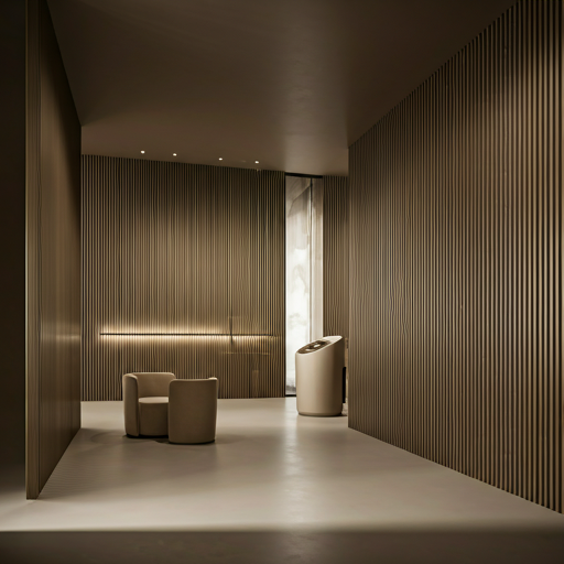 Boutique viewing room interior